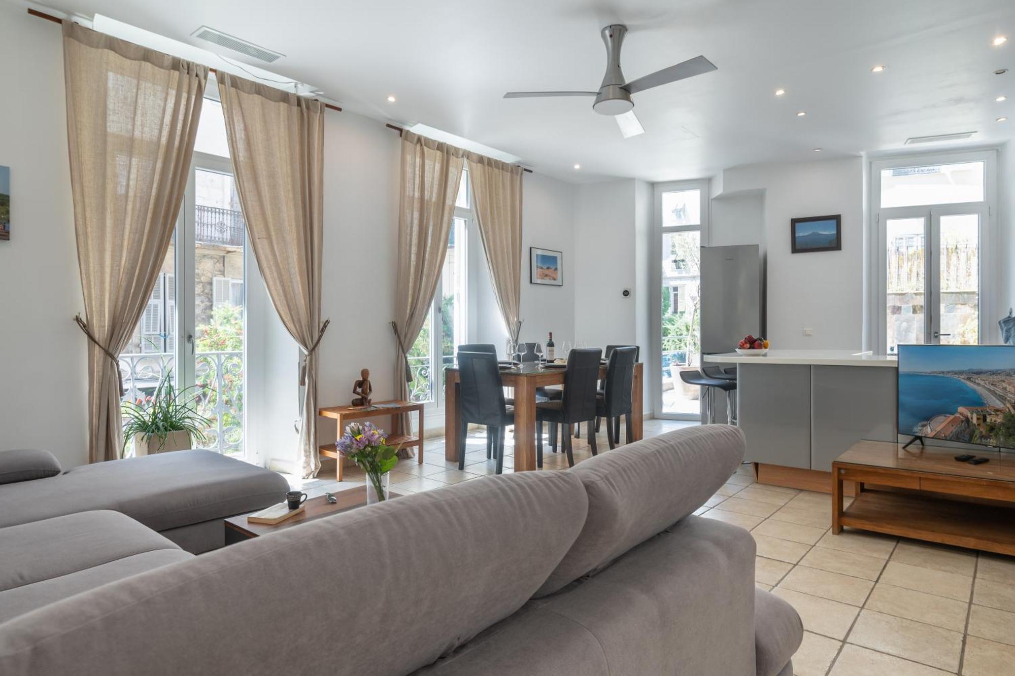 "Le Zen" By Enjoynice, Central Spacious Apartment With Airco, Beach At 10 Min ภายนอก รูปภาพ